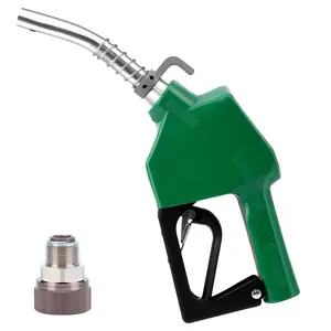 【GARVEE】Automatic Fuel Nozzle with 1" NPT Inlet, 360° Swivel, 15/16" Spout, 11 GPM Max Flow, Auto Shut Off, Durable Aluminum & PVC Gas Pump Handle for Gasoline, Diesel, Kerosene
