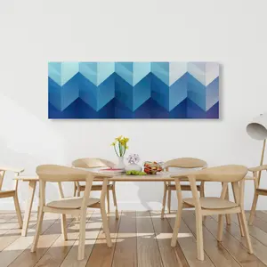 212 MAIN Heat Waves Coral Wall Art Print, 20x60 in., Vibrant Home Decor, Ideal Room Supply Gift