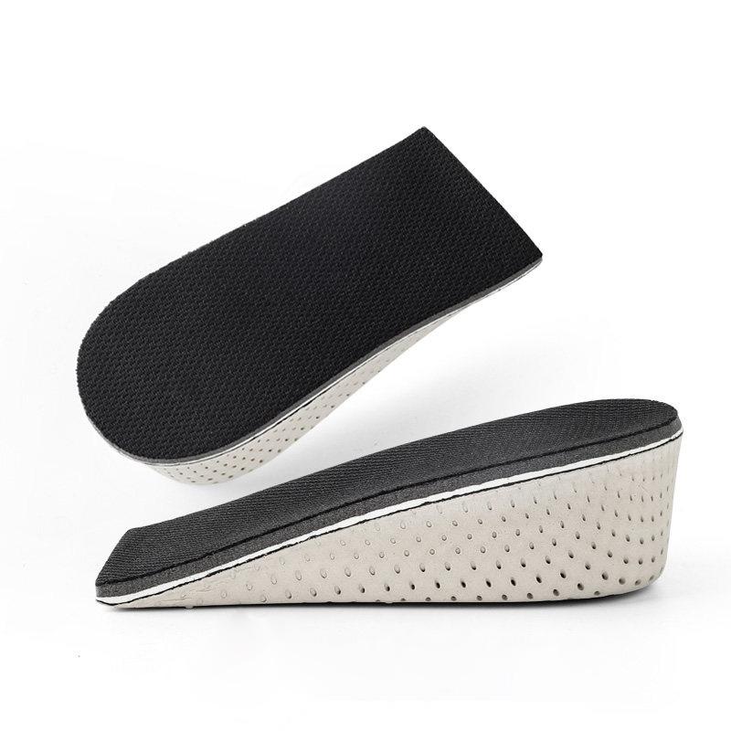 4D insoles, unisex, soft memory foam orthopedic insoles, sports insoles, 4cm height increasing insoles.