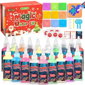 SShomie Magic Water Elf Craft Kit  30PCS Aqua Fairy Toy Set with 20 Gels 10 Molds STEM Sensory DIY Craft Kit for Kids Ages 3+, Party Favor Toy