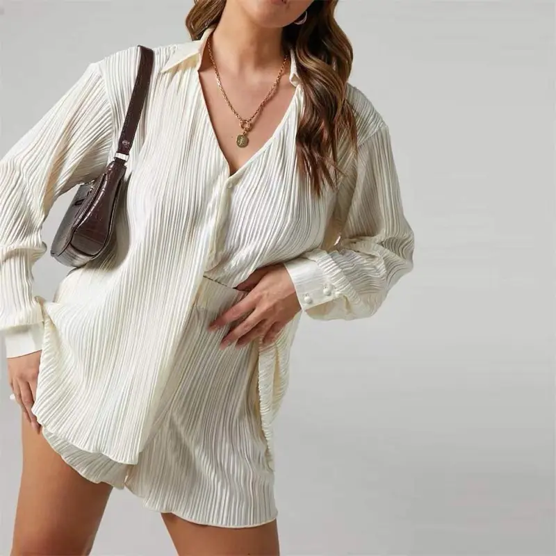 The Luxe Pleated Set