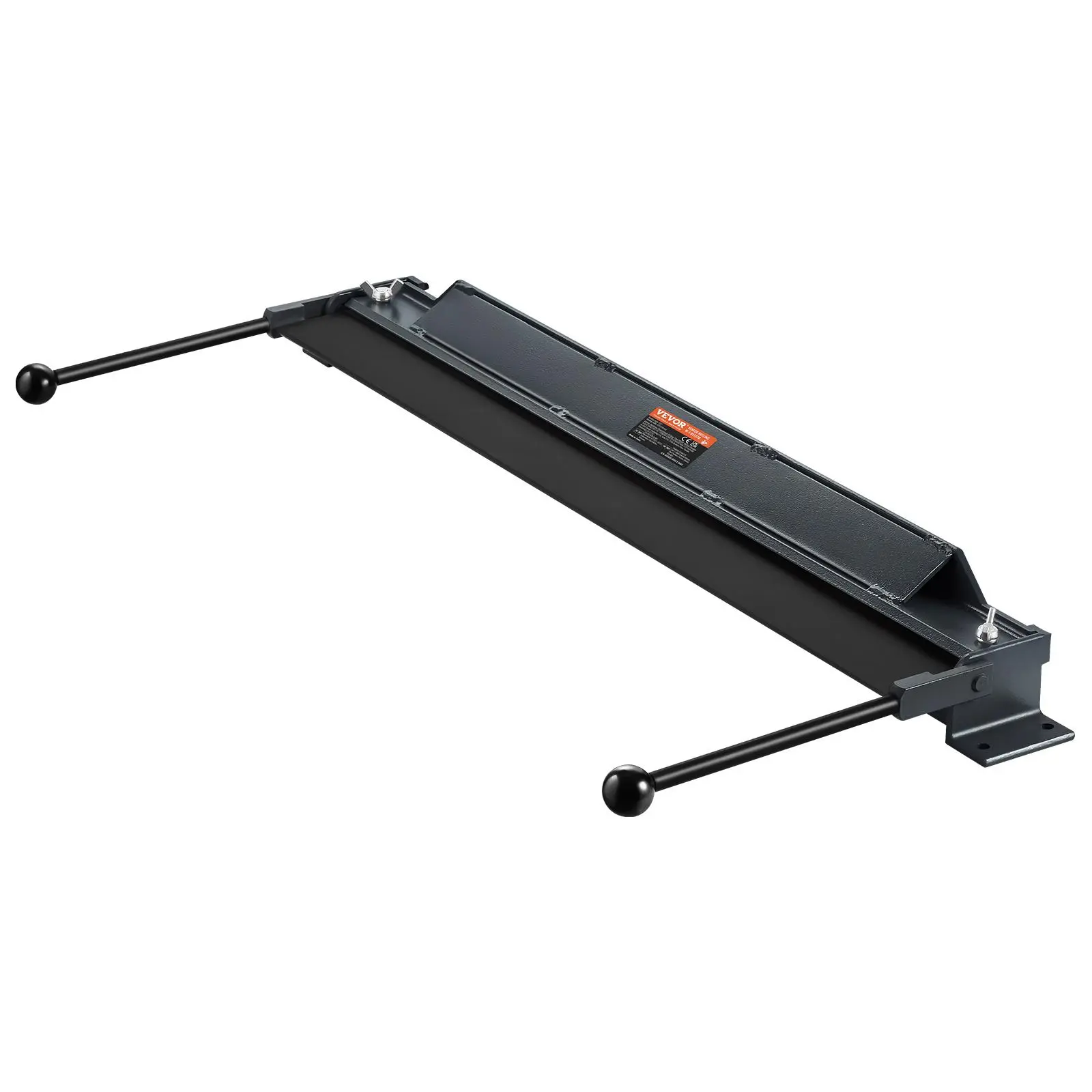 【summerfinds】VEVOR Box and Pan Brake, 48-Inch, 0-130 Degrees Sheet Metal Bending Brake, Portable Mini Metal Bender with 20 Gauge Low Carbon Steel 14 Gauge Aluminum Capacity Power Handle, for Metal Bending