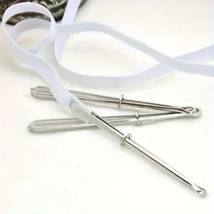1 piece Elastic belt threading clip DIY for sewing, pants belt needle guide tool Sewing Supplies Crafts