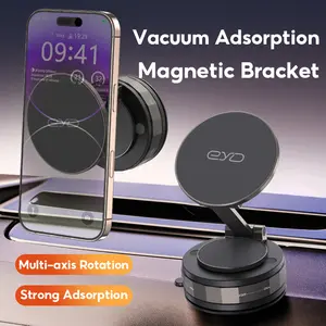EYD VP05X Magnetic Vacuum Suction Phone Holder, 360° adjustable, strong magnetic adsorption, foldable, universal car and desktop stand.