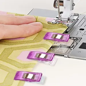 40pcs Sewing Clips - Durable Plastic Quilting & Fabric Clamps with Strong Metal Spring for Secure Hold, Essential Crafting Supplies for Sewing Projects, Sewing Supplies Accessories, Sewing Supplies Crafts