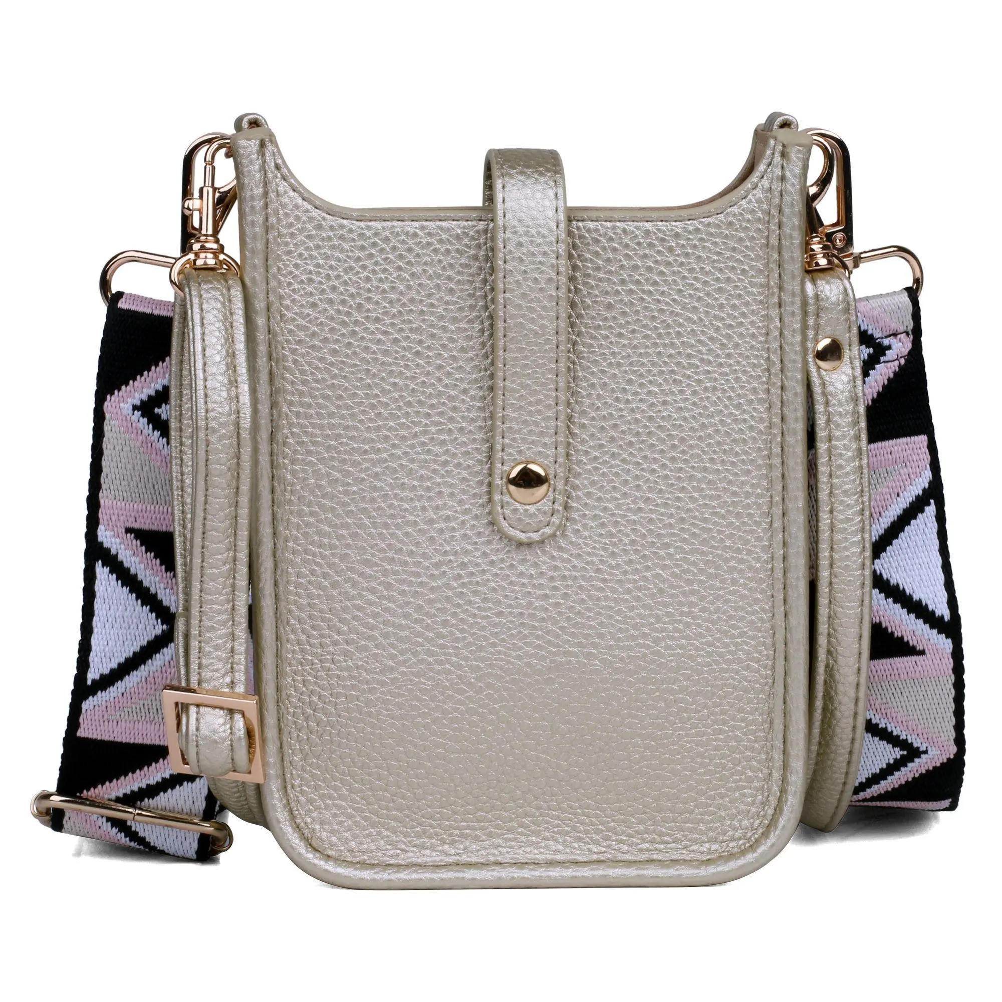 Julia Buxton Vegan Leather Guitar Strap Phone RFID Crossbody