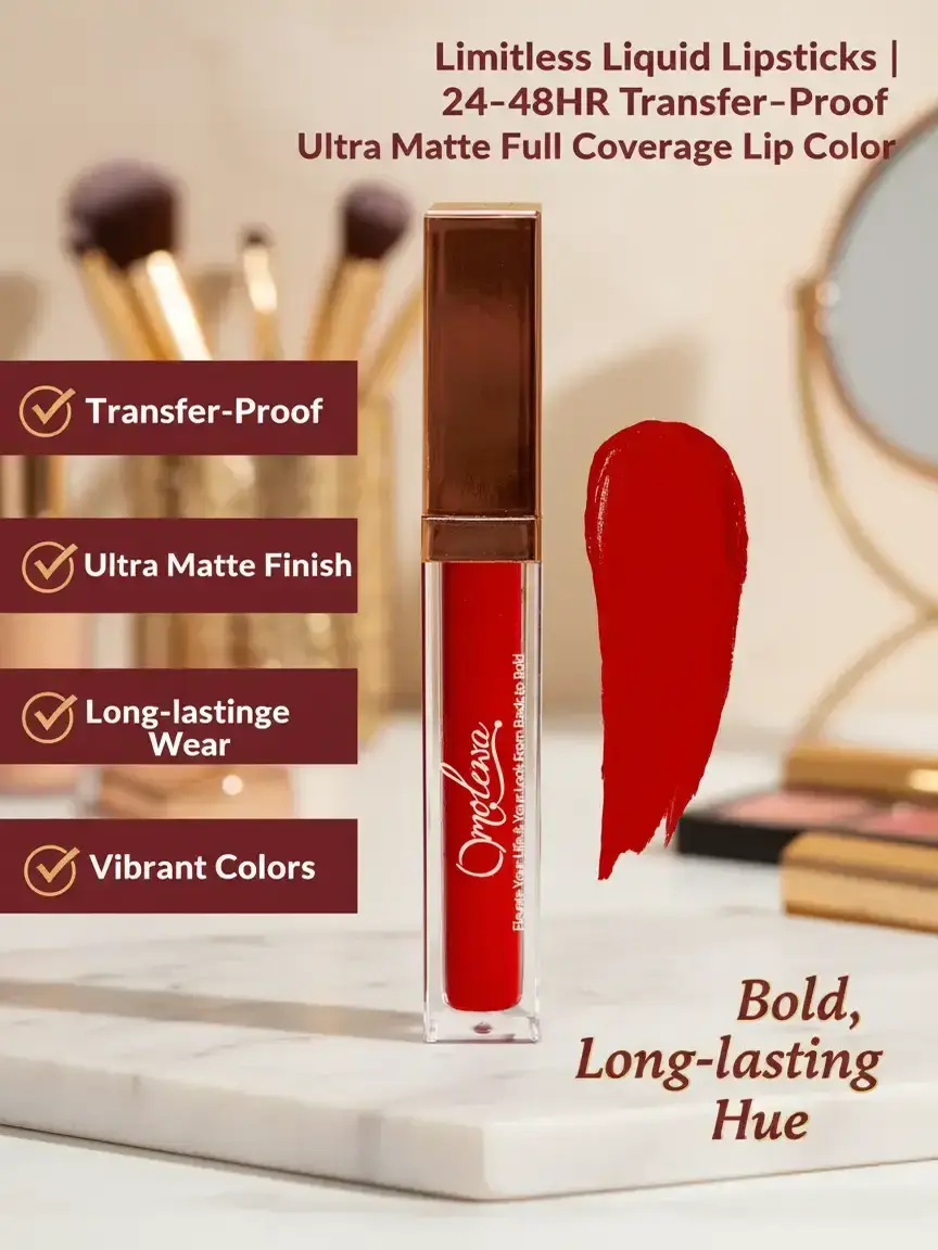Limitless Liquid Lipsticks | 24–48HR Transfer-Proof Ultra Matte Full Coverage Lip Color Limitless Liquid Lipsticks | 24–48HR Transfer-Proof Ultra Matte Full Coverage Lip Color