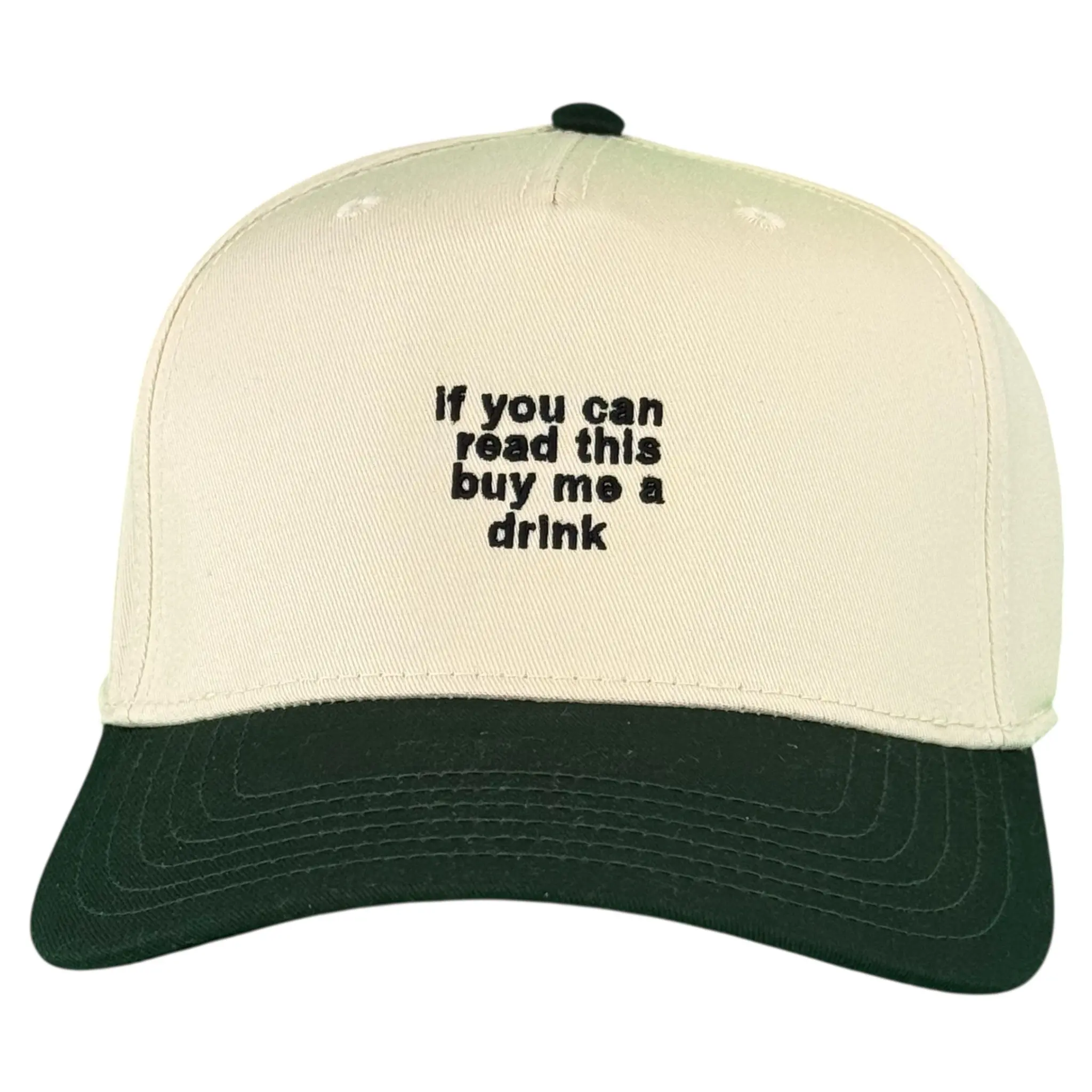 If you can read this buy me a drink hat Custom Embroidered If you can read this buy me a drink hat Custom Embroidered