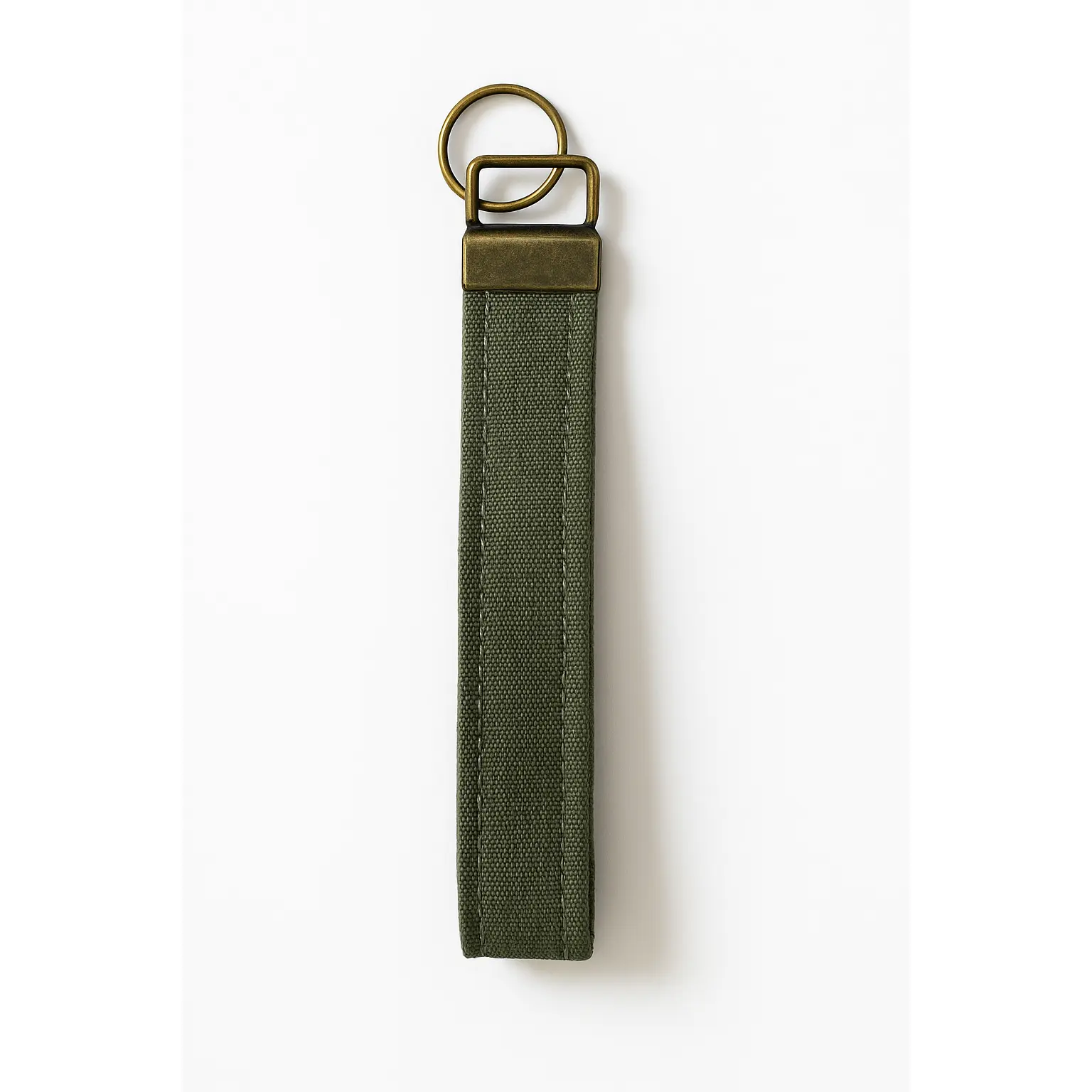 Woven Canvas Wristlet Keychain
