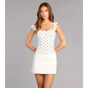 Simple And Chic Ponte Knit Mini Skort