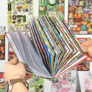 Japanese Ancient Comic Style Material Handbook, 45-Piece Set, Decorative Stickers, Ideal for Crafting & Collecting, Enhance Your Collection/Booknct 127sticker