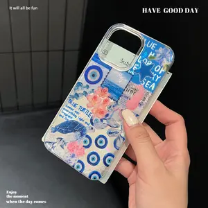 New Seafood Collage Phone Case for iPhone 16 Pro Max Swirl Design iPhone 17 Air Phone Protective Cover