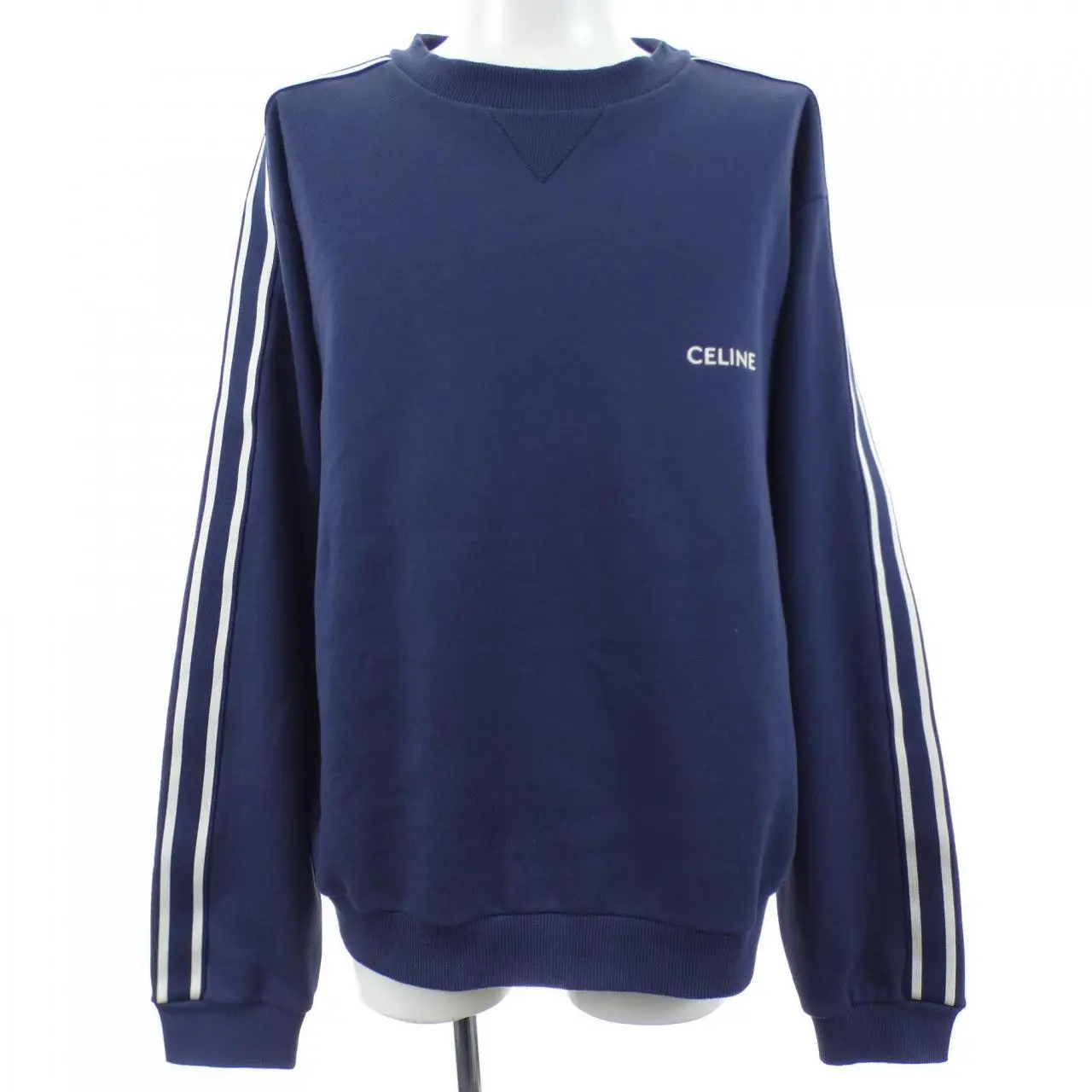 Pre-owned Celine Cotton Small Leather Goods Loose Sweatshirt Sweatshirt
