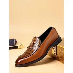 Men’s Fringe Loafer Shoes – Classic, Casual & Formal Smooth Leather Slip-On Penny Loafers