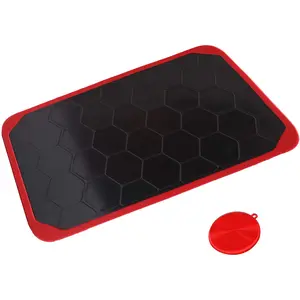 BBQ Defrosting Tray for Frozen Meat | Aluminium Plate for Thawing Frozen Food | Rapid and Safer Way of Thawing Food Large Size Defroster Plate Thaw by Miracle Natural Heating, Non-Stick QIZRON