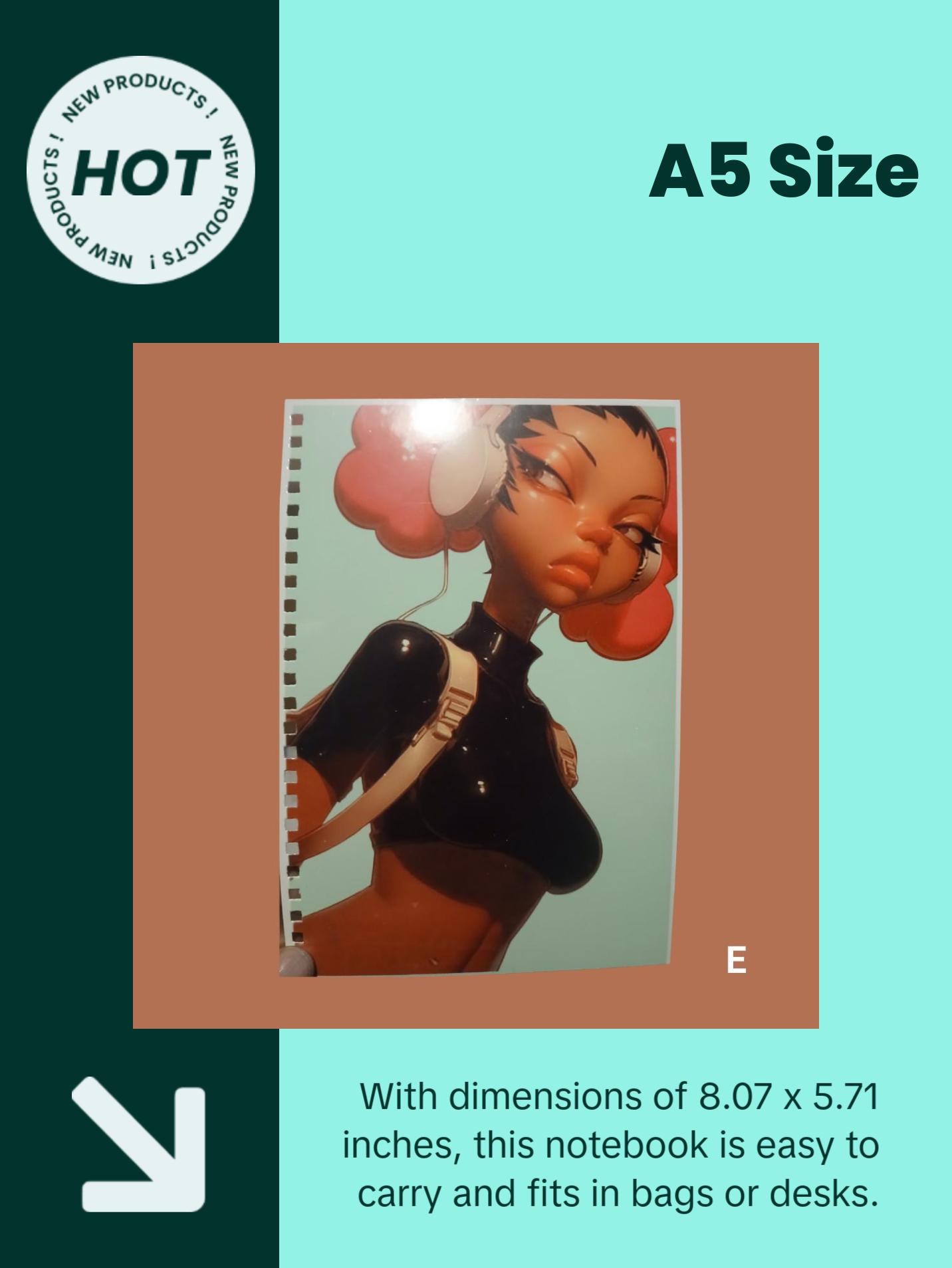 Sublimation Journal 120 Pages with Unique Graphic Designs Custom Notebook for Creative Writing Express Your Personality