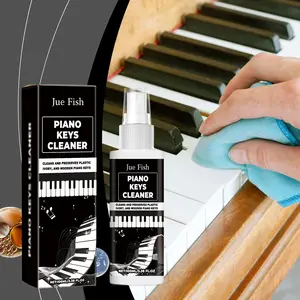 Piano Key Cleaner Spray, Gentle Stain Removal, Multi-Functional Keyboard Cleaning Solution, Soft Protection for Piano Keys, Stain Remover, Anti Stain Fluid, Household Cleaning Supplies, Multifunctional Cleaner