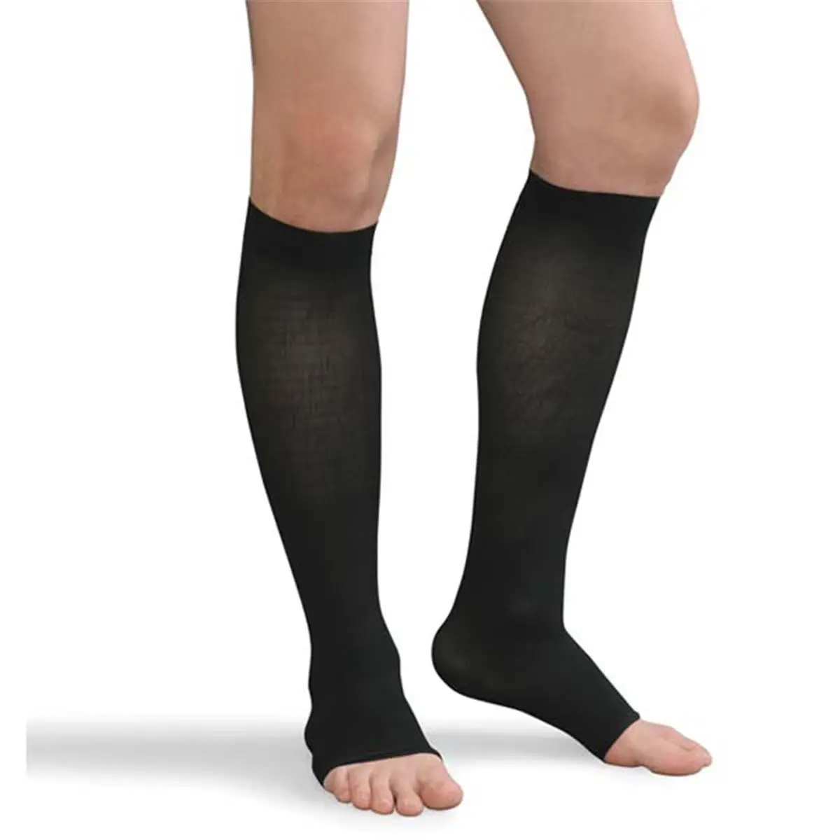 Advanced Orthopaedics Fabric Compression Socks, OT-9528-BE, 30-40 mm Hg Knee Highs, Beige, Extra Large, Sock