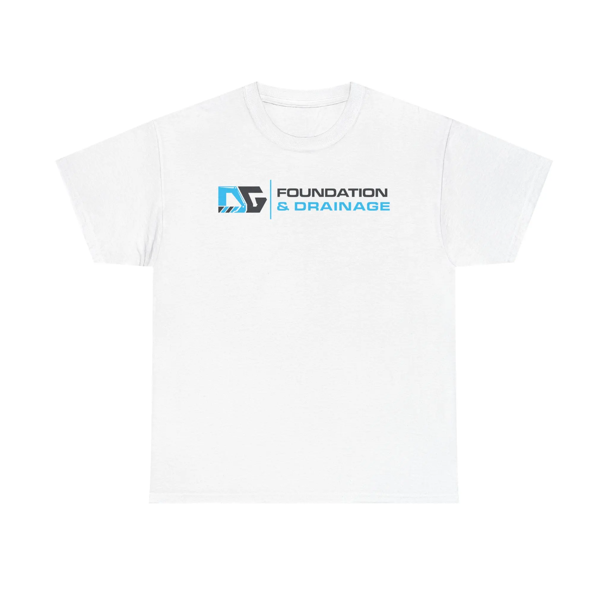 Foundation & Drainage Unisex Heavy Cotton Tee - Casual Workwear, Custom Tee, Business Merch, Eco-Friendly Shirt, Promotional Clothing