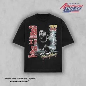 Doughboy Retro 92 Movie Poster Shirt | Boyz In The Hood Inspired Tee | Vintage 90s Rap Streetwear Top | Iconic Urban Cinema Graphic T-Shirt