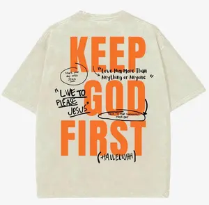 Keep God First Jesus 1 side back Shirt, Christian t shirts, Vintage I Love Jesus Shirt, Jesus design 2025, Gift For Men And For Women, Gift Love Jesus, Full Size, Full Color Womenswear, Jesus Shirt men