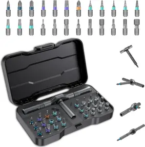 Creative DIY Tool Set 25 Pieces with Ratchet Mechanism - Perfect for Model Building & Craft Projects