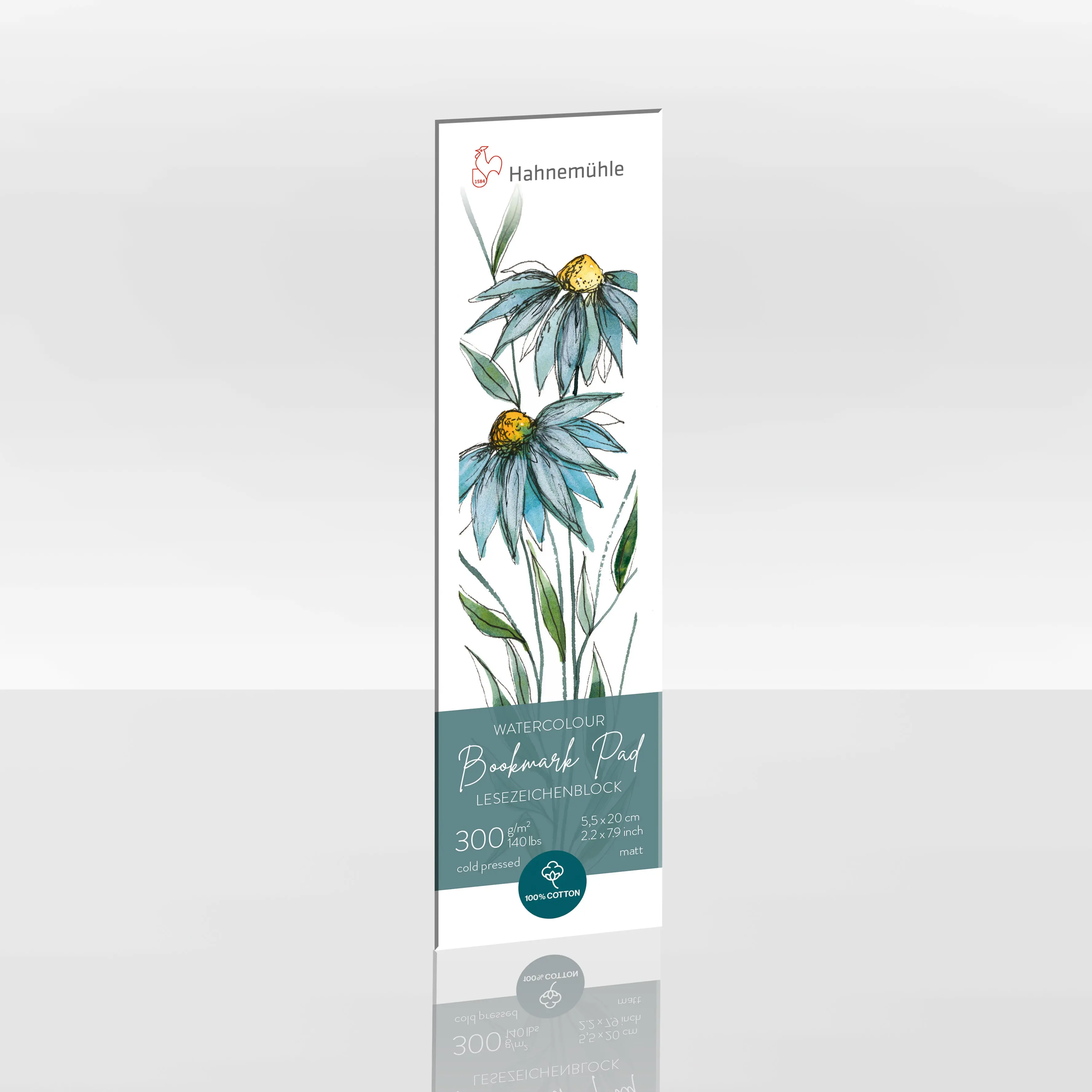 Hahnemuhle Watercolor Bookmark Pad - Soft and Elegant Design for Versatile Use in Everyday Writing