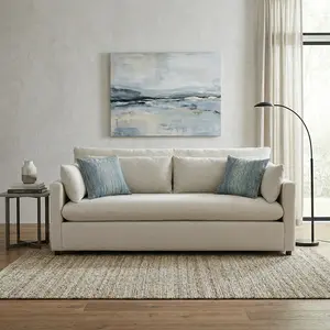 Roundhill Furniture Wilson Contemporary Upholstered Sofa