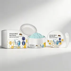 Focus Smile Bee Venom Oral Powder 50g – Effective Teeth & Gum Care Powder – Freshens Breath, Whitens Teeth & Strengthens Gums – Natural Oral Care Formula for Daily Hygiene – Removes Plaque & Bacteria – Fresh Breath Confidence