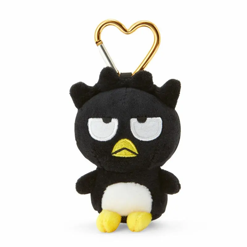 Sanrio Badtz-maru Mini Plush Cartoon Figure Keychain Charm - Sanrio Character Award Series, Kawaii Fashion Accessory, Approx. 4" for Backpack Decor Ideas