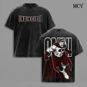 Omni-Man Invincible Graphic T-Shirt | Premium Cotton Brutal Hero Oversized Tee for Men & Women | Dark Comic Streetwear Top Tropical