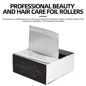 Professional Collection Embossed Foil Sheets 500S, Aluminum Foil, Pop-Up Dispenser, for Hair Color Application and Highlighting Services, Food Safe, 5“ W x 10.75” L, 300 Count