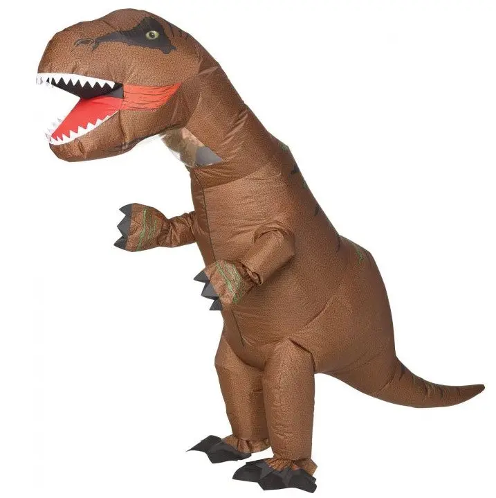 Brown Inflatable T-Rex - Dinosaur - Costume - One Size