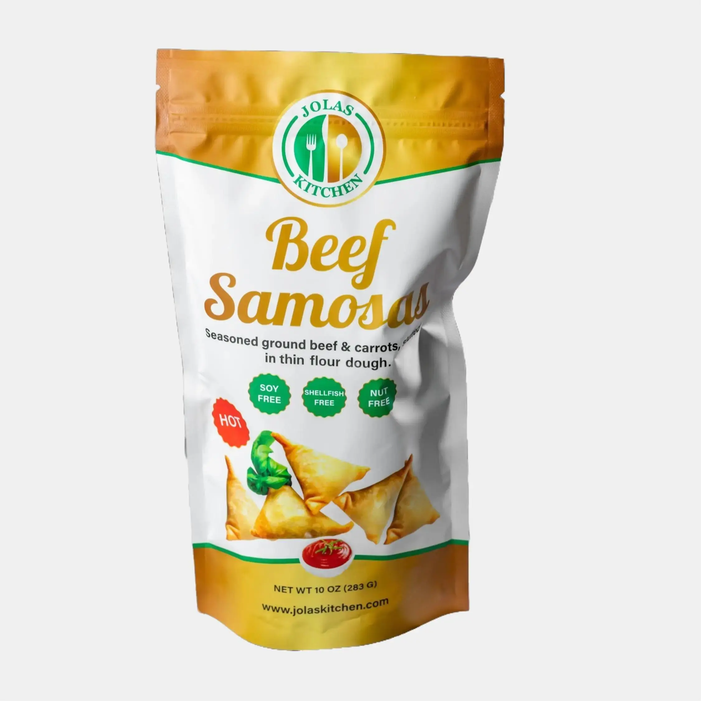 Fresh Frozen Beef Samosa - African Flavored Snacks, Snack Pack, Perfect Treat for Late Night & Party Use