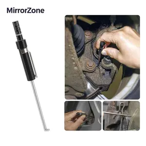 Brake Pad Tester Detection Pen Scale with Scale 1.5mm-11mm Auto Brake Pad Thickness Gauge Measure Tool Brake Shoe Gauge Thickness Base Plate.