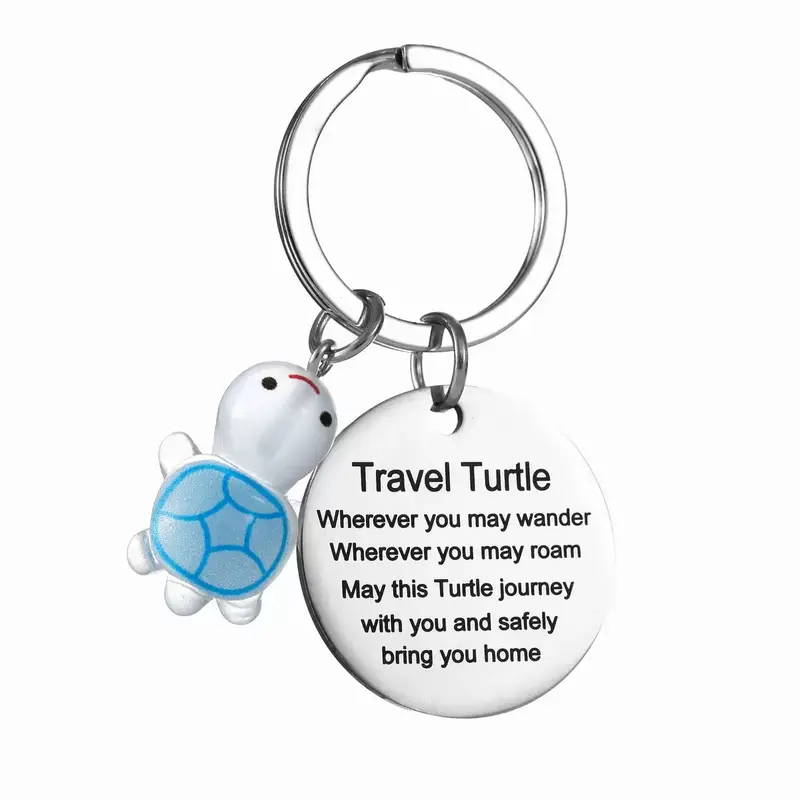 Turtle Travel Keyring