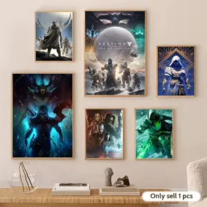 game D-DESTiny 2 cool Poster HD Sticky Waterproof Wall Art | High Quality Print Aesthetic Home Living Bedroom Bathroom hallway Decor Trendy Room Decoration | Multiple Size Options Available
