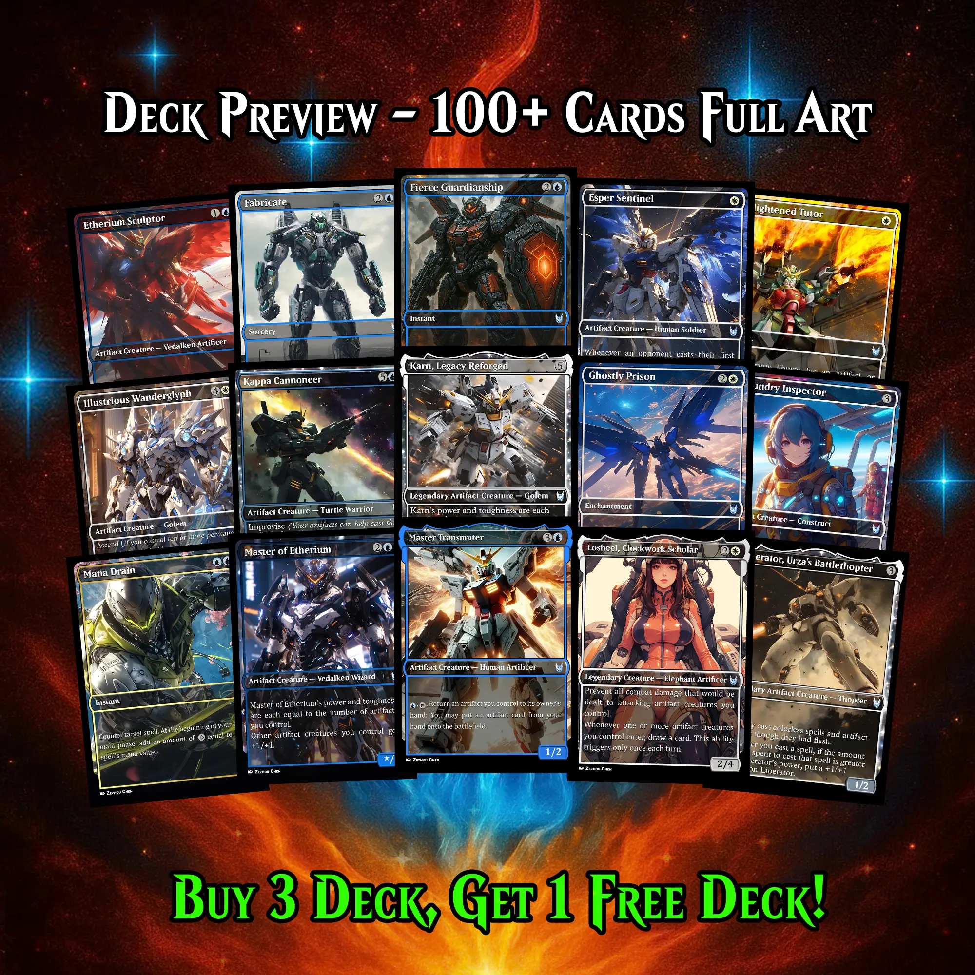 MENDICANT CORE PROXY COMMANDER DECK – PREMIUM COLLECTOR SET 99