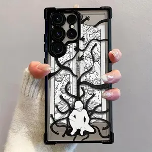 Phone Case Featuring Fullmetal Alchemist, Designed for Compatibility with for samsung for galaxy S25, S24, S23, S22, S21 FE Ultra Plus, Offering Shockproof Protection with a Transparent Soft