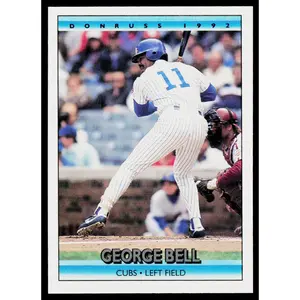 George Bell 1992 Donruss #127 Chicago Cubs