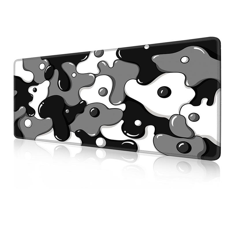 Abstract Pattern Mouse Pad, Rectangle Gaming Mouse Pad, Non-slip Rubber ...
