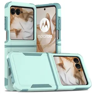 Luxury Armor Shockproof Silicone Protection Hard Phone Case for Motorola Moto Razr 50 Razr 2024 Cover Razr50 Razr2024 Hard Shell