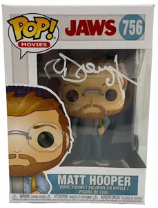Richard Dreyfuss Authentic Autographed Matt Hooper Jaws 756 Funko Pop Figure