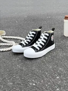 Canvas Shoes for Kids, Low Top Casual Sneakers, Spring Fall Fashion, Korean Style, Boys Girls Athletic Slippers