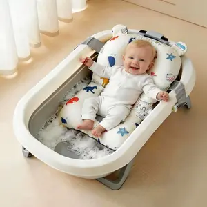 1pc Baby Bath Mat, Adjustable Non-Slip Infant Shower Net, Universal Baby Bath Rack, Perfect Gift for Baby Showers, Comfortable and Secure
