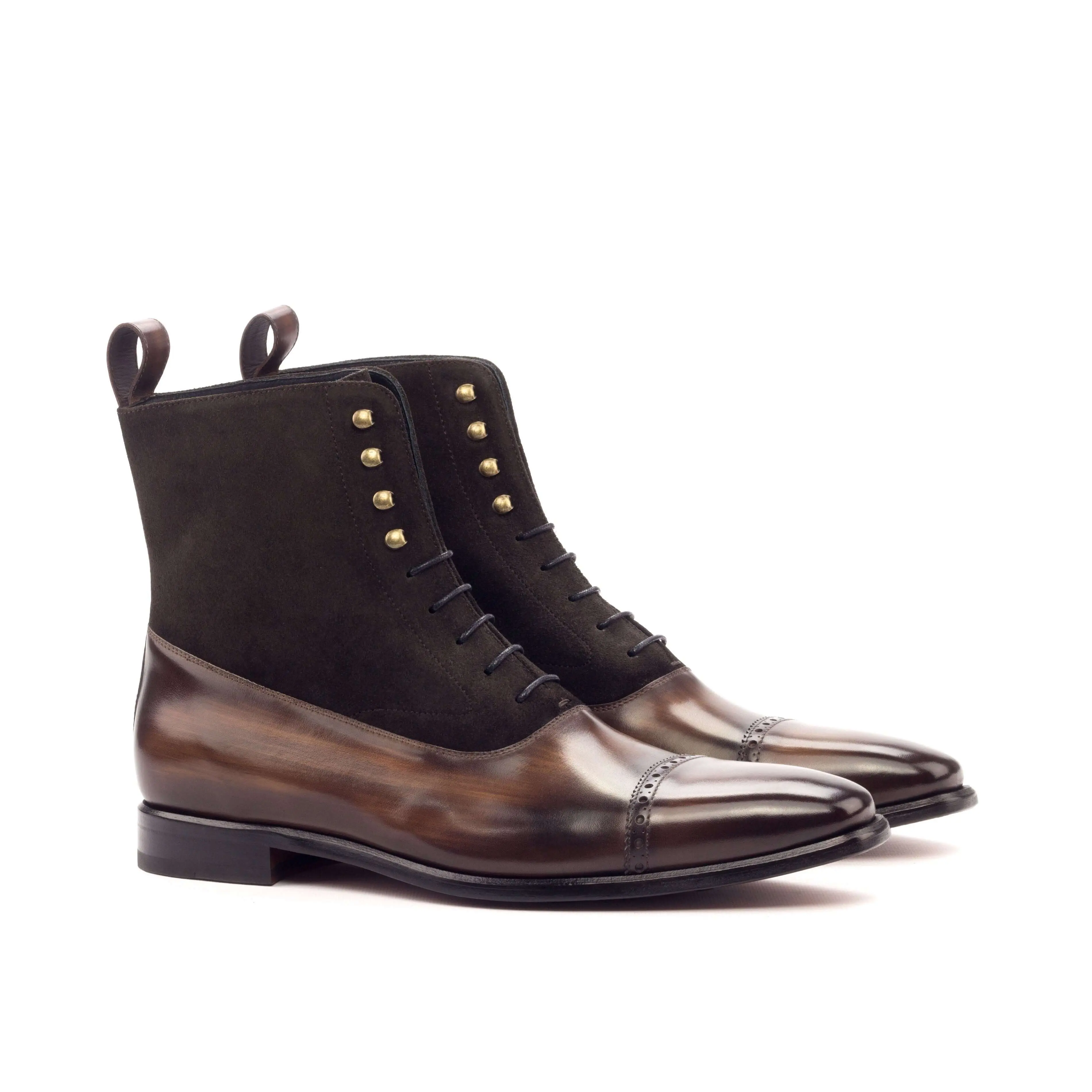 Al capone Patina Balmoral Boots