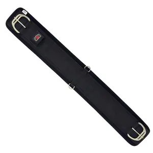 BARN & STABLE Western Horse Cinch Girth, Stainless Steel Double Roller Buckle Saddle Girth, Anti-Slip Breathable Padded Terry Lining, Saddle Cinch for Trail Riding, Ranch Work, Equestrian Training, Horse Tack and Supplies, Horse Equipment