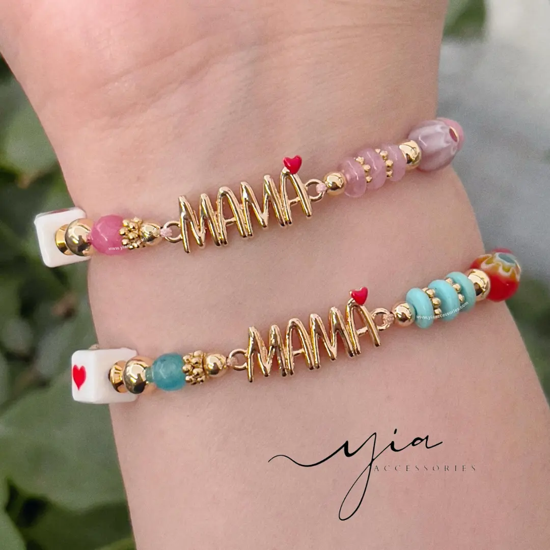 MAMA tiny heart bracelet