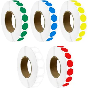 10000 count 1/2" Color Dot Stickers Round Circle Colored Coding Labels Dot Stickers for , Classroom,Office (Colored)