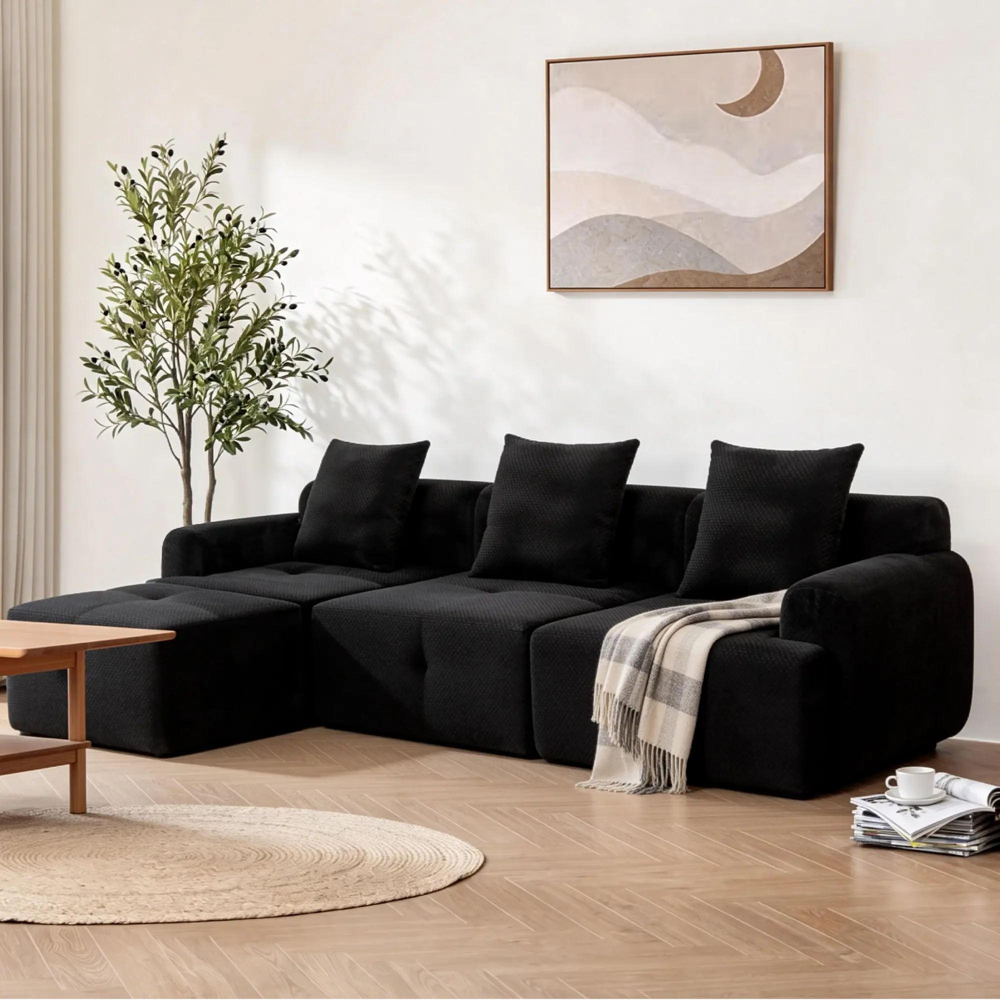 Niccae Sectional Cloud Sofa Couch